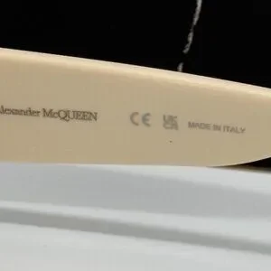 NEW AM0426S 005 ALEXANDER MCQUEEN IVORY WOMAN SUNGLASSES ALEXANDER MCQUEEN Sunglasses AM0426S 005 Ivory 2024 main image 4